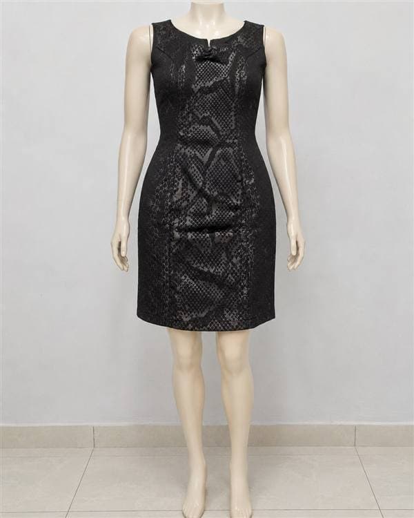 Vestido negro brocado (época / bruja)