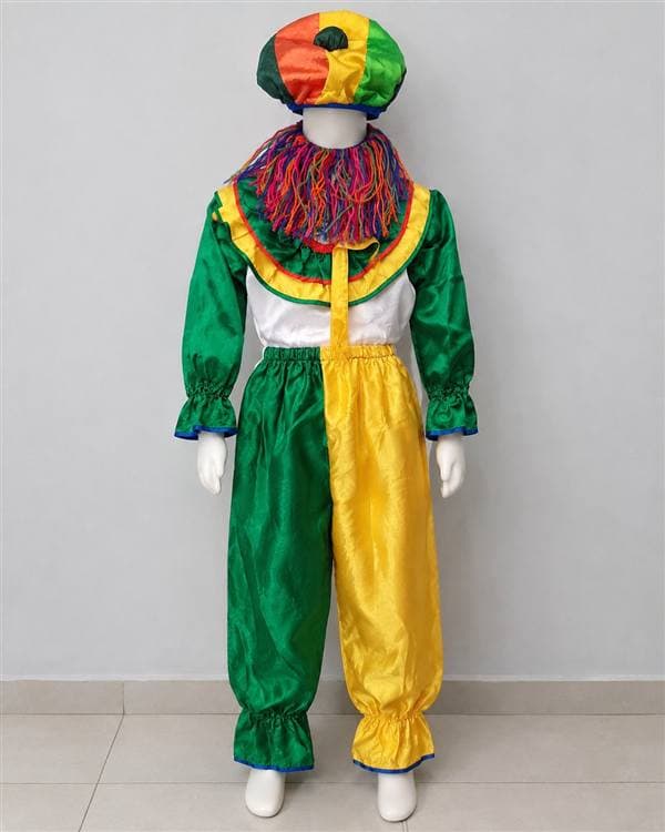 Payaso verde y amarillo