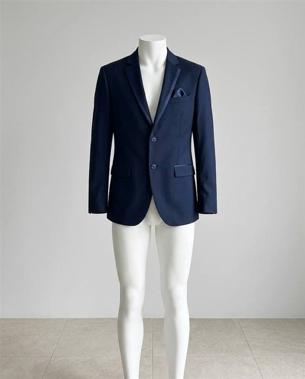 Saco azul oscuro para Frankenstein