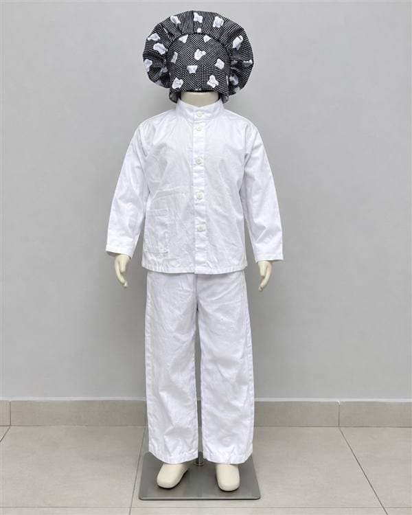 Chef (camisa, pantalón y gorro)